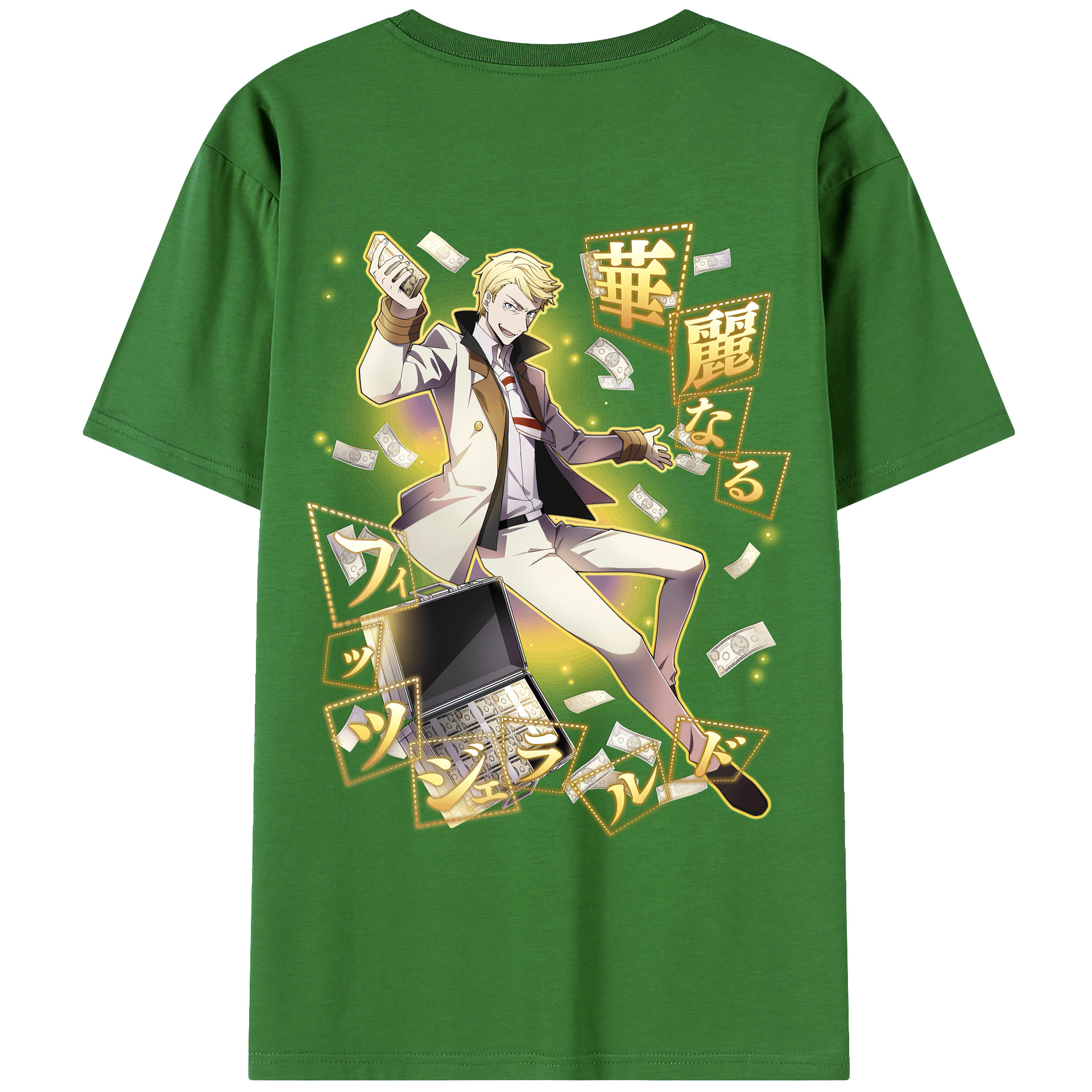 （画像用） 文豪ストレイドッグス Bungo Stray Dogs レディース半袖Tシャツ(バックプリント)